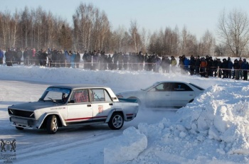 Второй этап Холодного кубка по дрифту прошел в Новосибирске